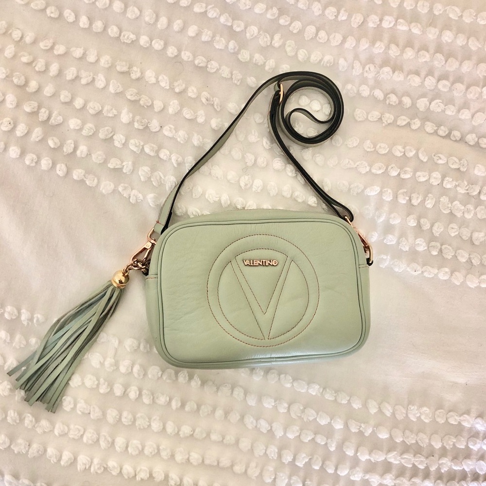 Mario Valentino mint crossbody bag